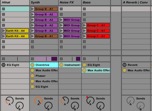 Ableton Live - show device slots