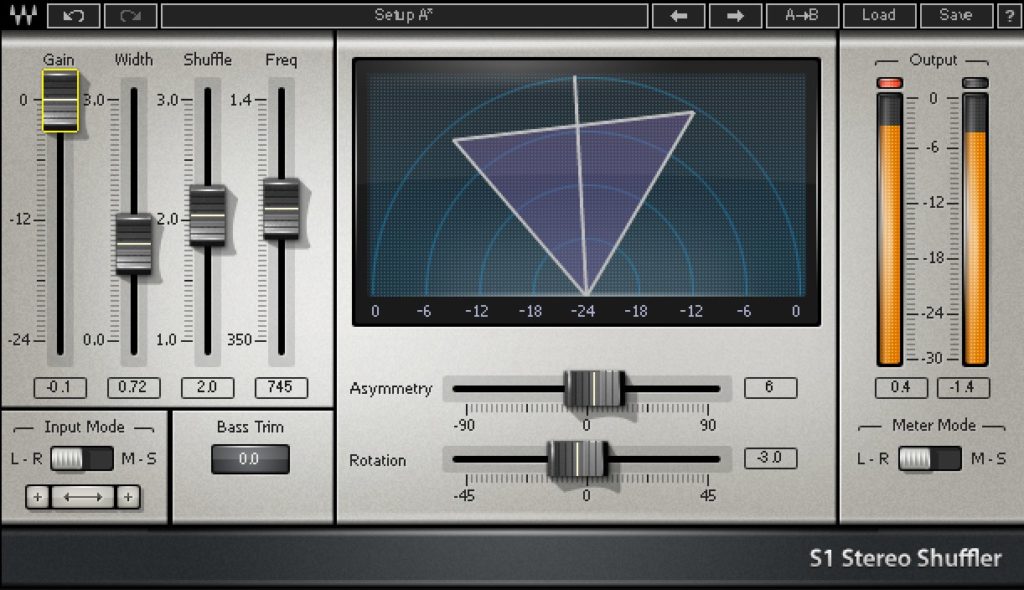 Waves S1 Stereo Imager - Mastering plugin