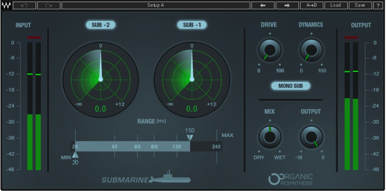 Waves Submarine - Best Waves Mastering Plugins