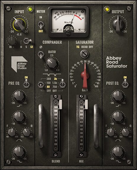 Waves Abbey Road Saturator plugin interface