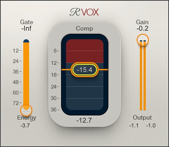 Waves Renaissance Vox plugin interface