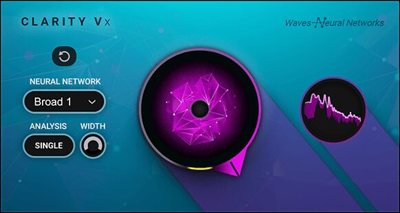 Waves Clarity Vx plugin interface