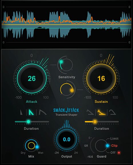 Waves Smack Attack plugin interface