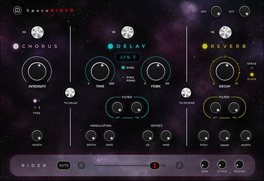 Waves Space Rider plugin interface