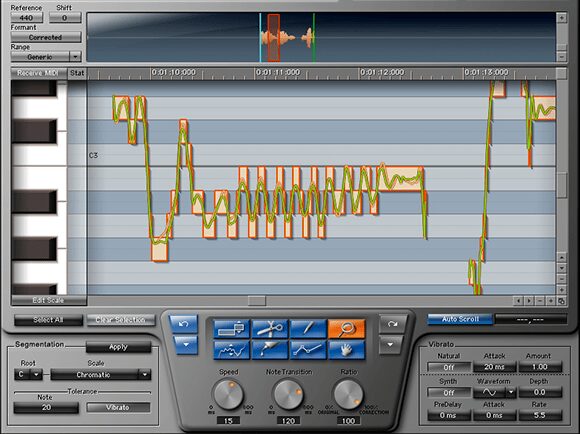 Waves Tune plugin interface