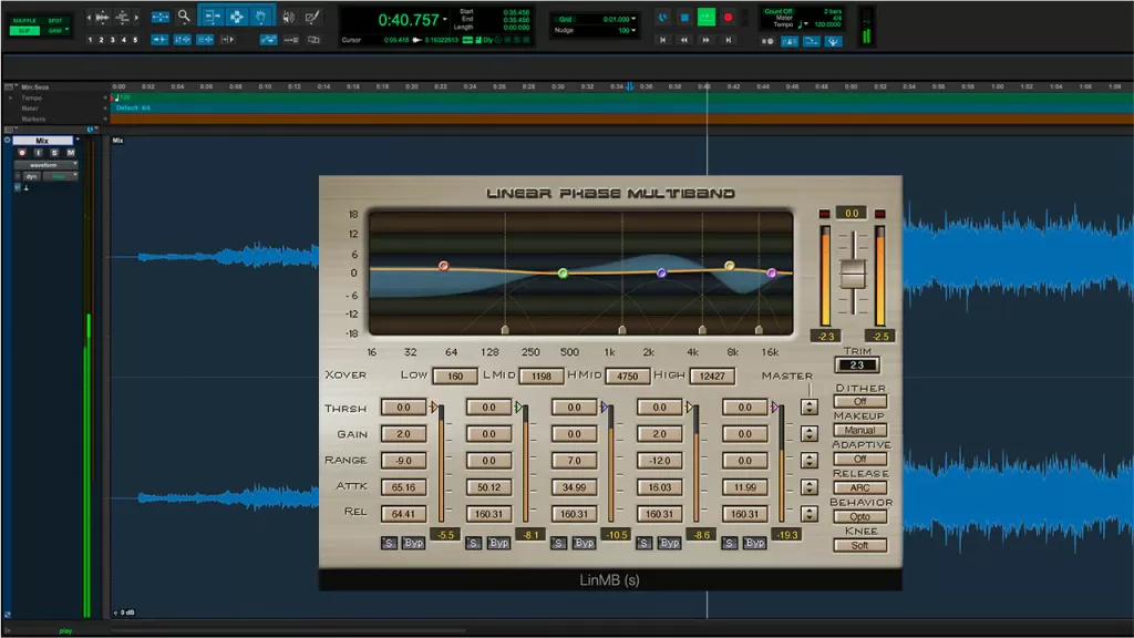 Best Waves Mastering Plug Ins - Waves Linear Phase Multiband Compressor