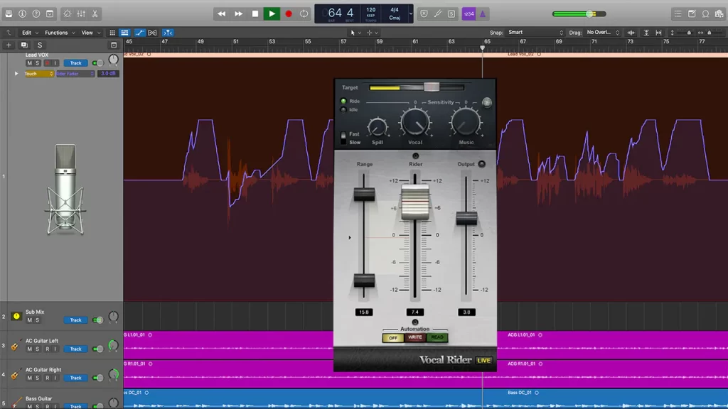 Best Waves Plugins - Waves Vocal Rider